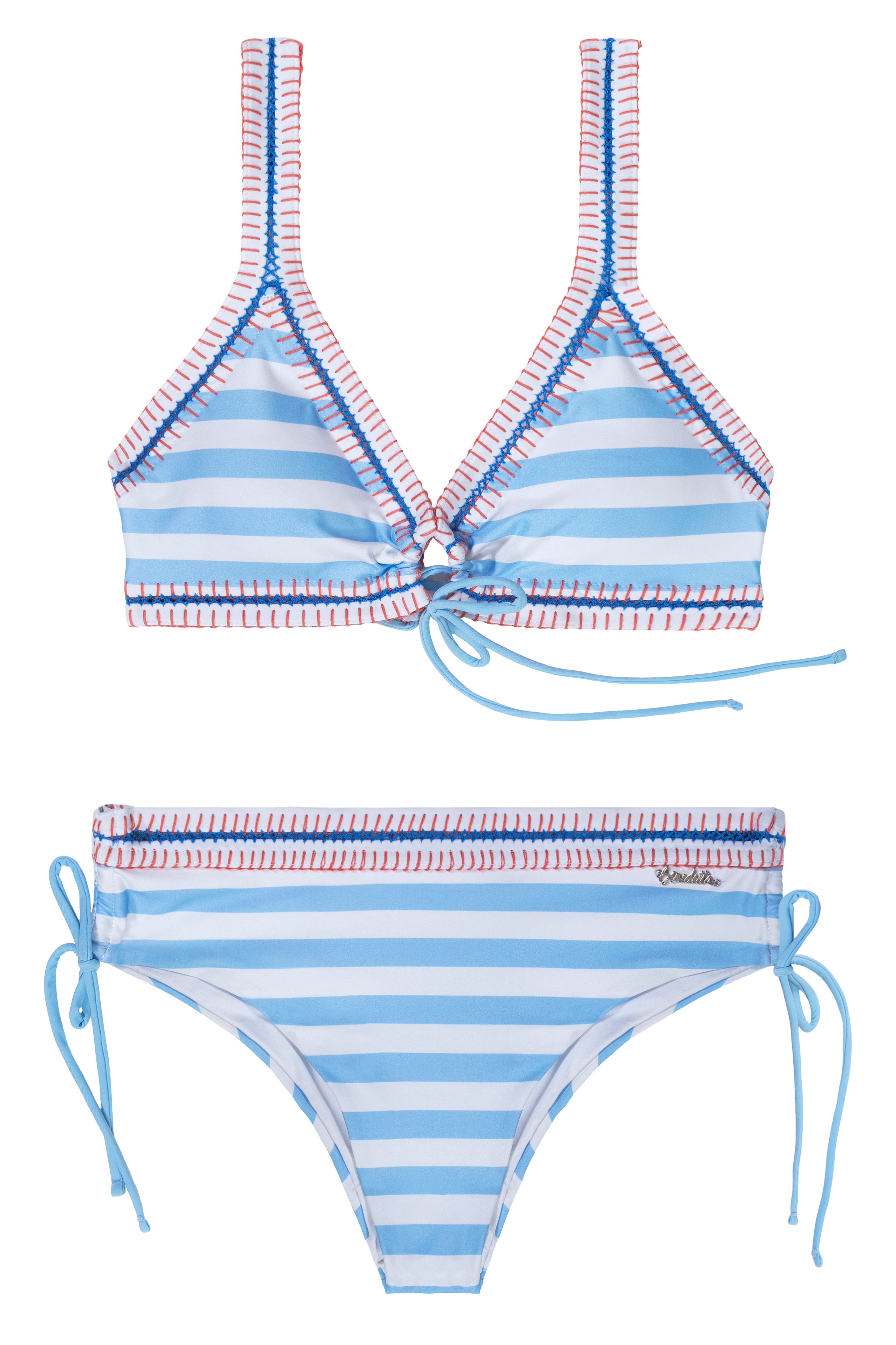 BAMBOLA SET BLU STRIPES