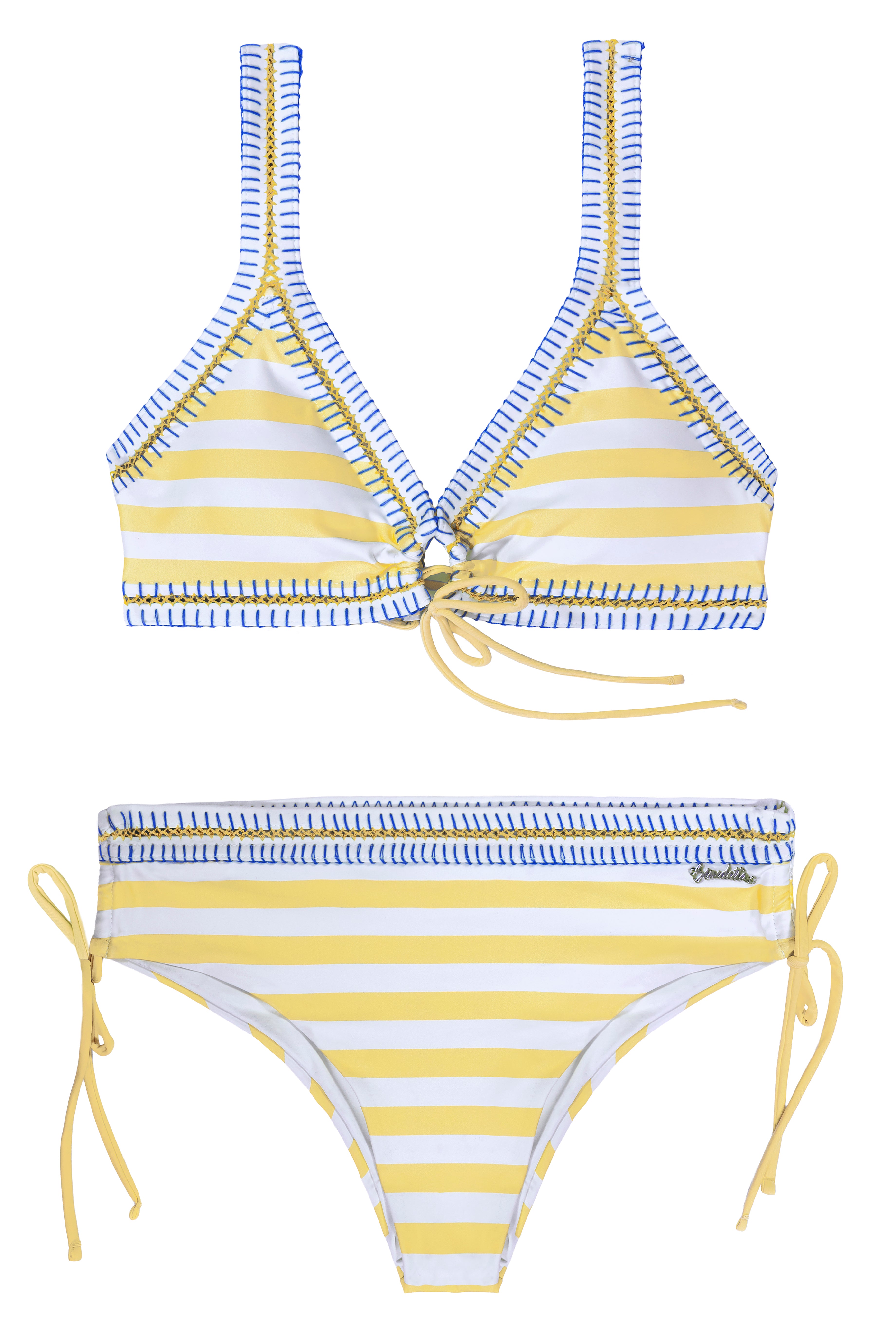 BAMBOLA SET GIALLO STRIPES