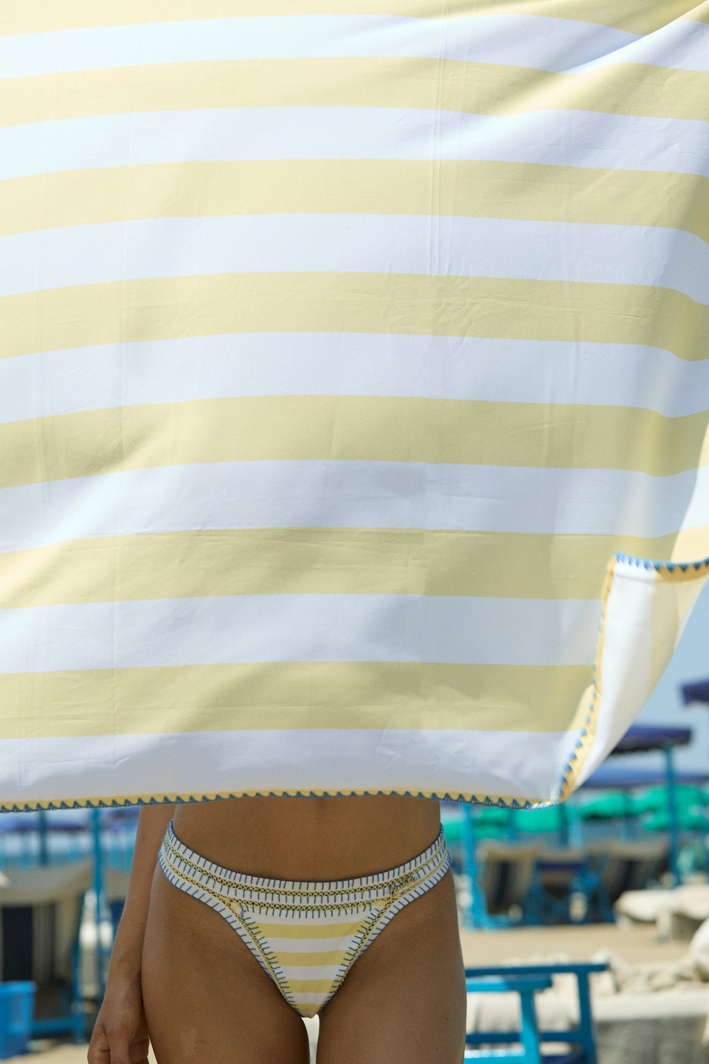 SARONG GIALLO STRIPES