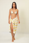 SARONG GIALLO STRIPES