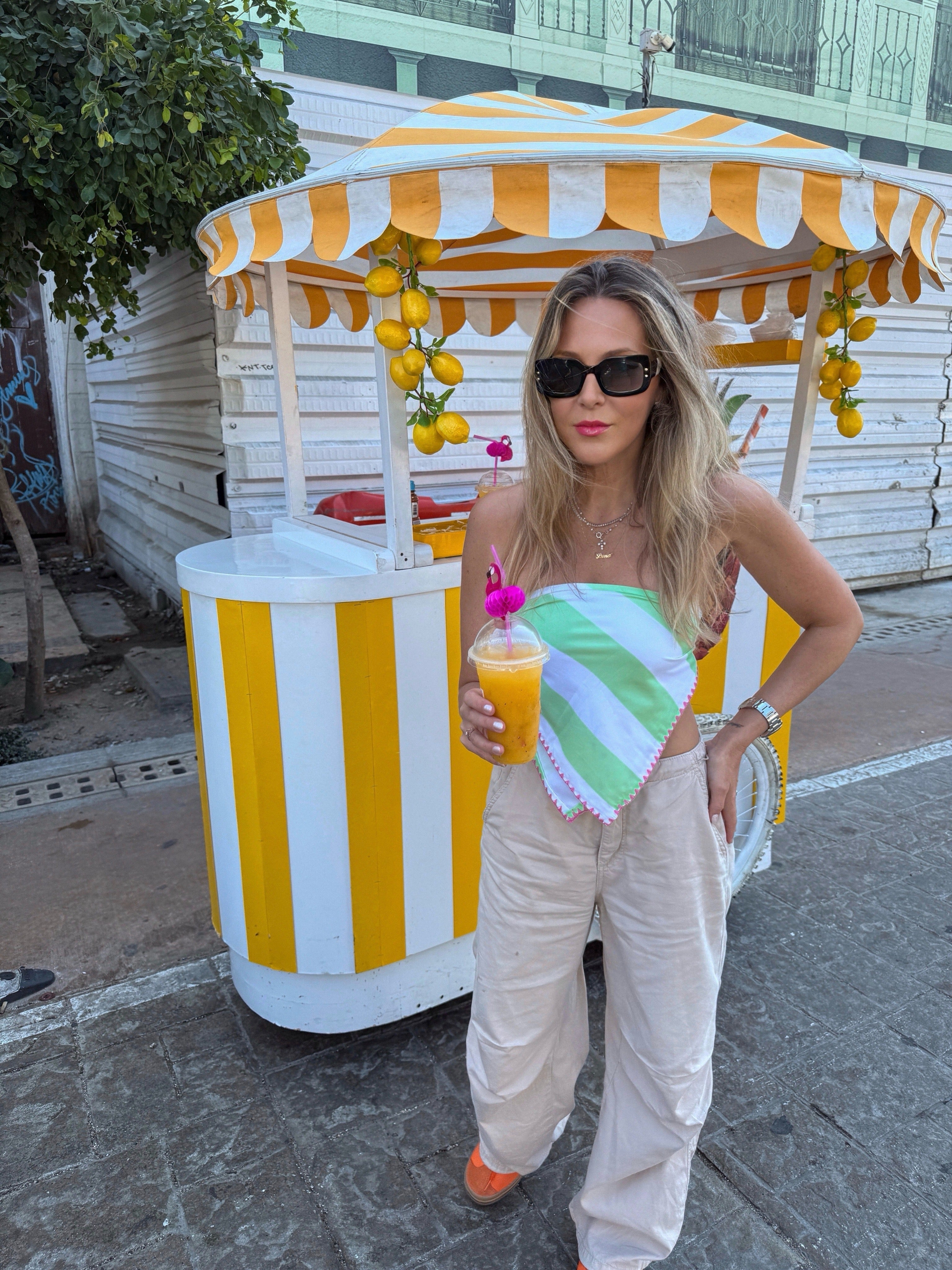 SARONG LIMONE STRIPES