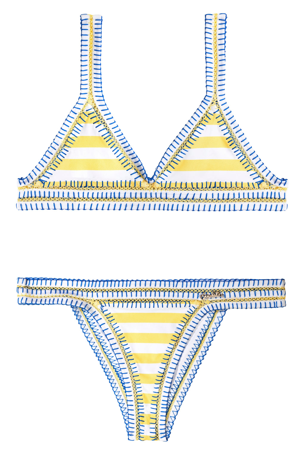 TRI STAR SET GIALLO STRIPES