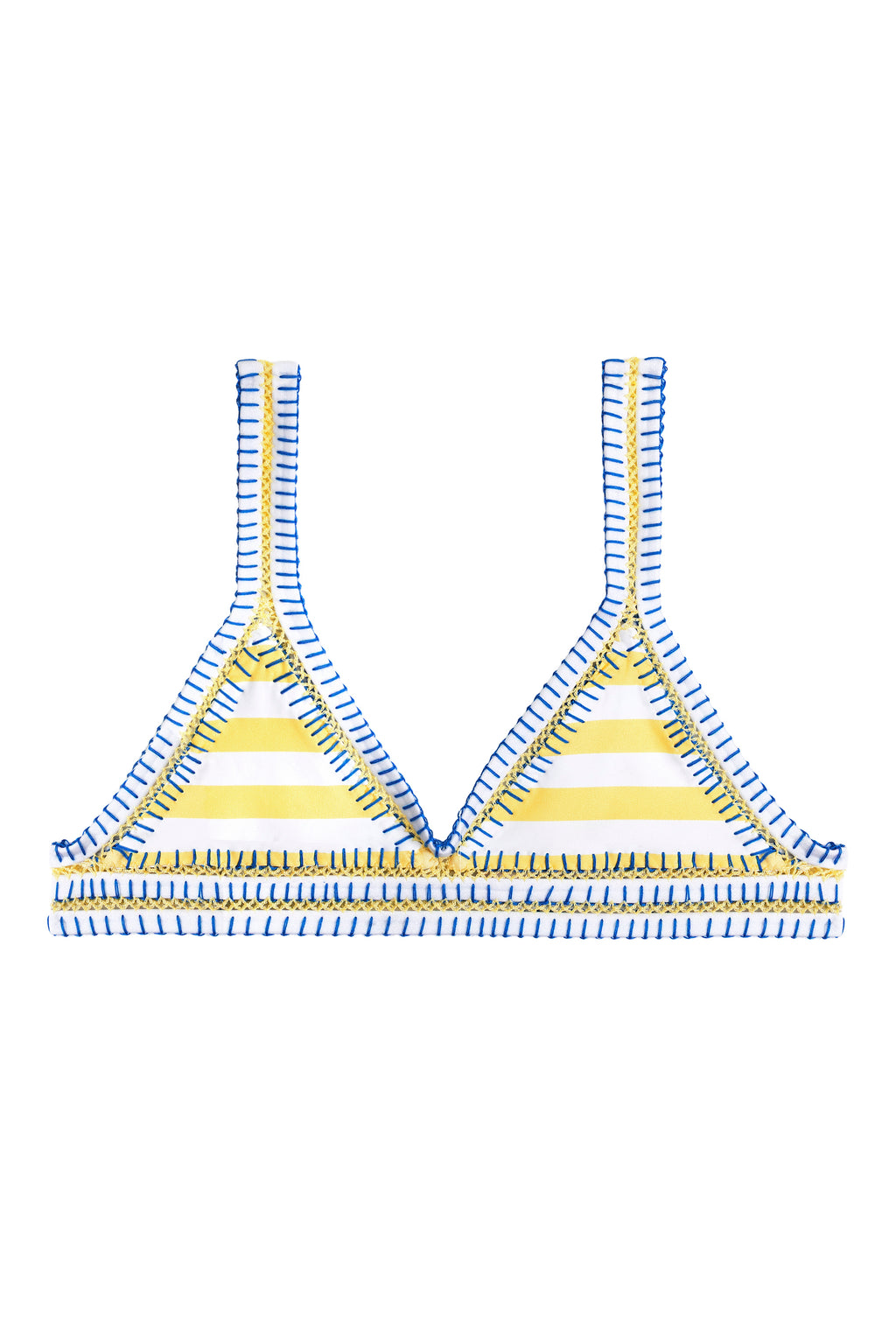 TRI STAR TOP GIALLO STRIPES