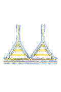 TRI STAR TOP GIALLO STRIPES