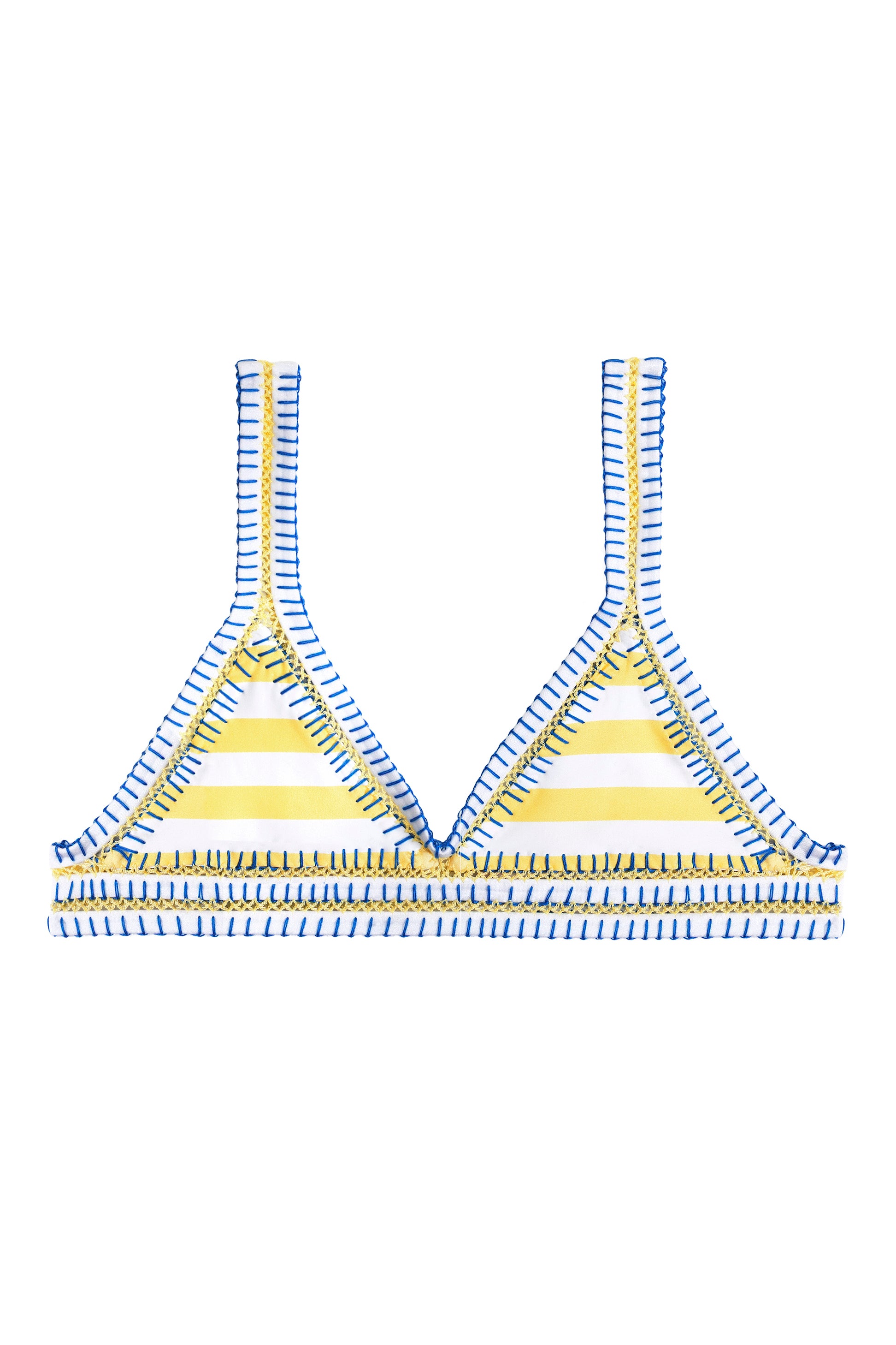 TRI STAR TOP GIALLO STRIPES